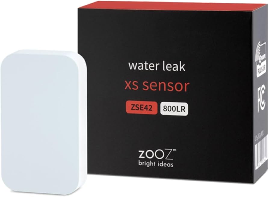 Zooz 800 Series Z-Wave Long Range Water Leak XS Sensor ZSE42 800LR